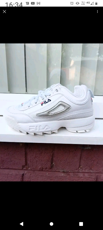 size 1 fila trainers